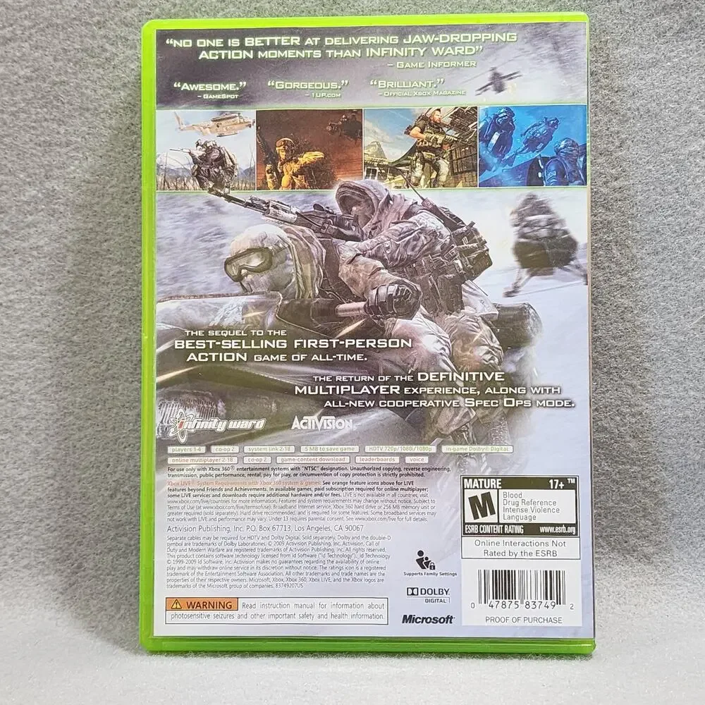 XBox360 call duty